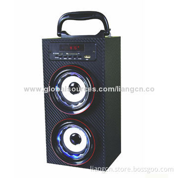 Good Quality with FM Radio Function Bluetooth Wooden Speaker